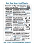 This is the Fact Sheet on belt-positioning boosters for use as a promotional tool.