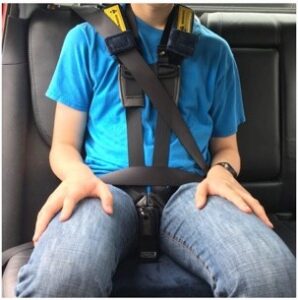 Merritt Manufacturing Churchill with 5-point positional harness.