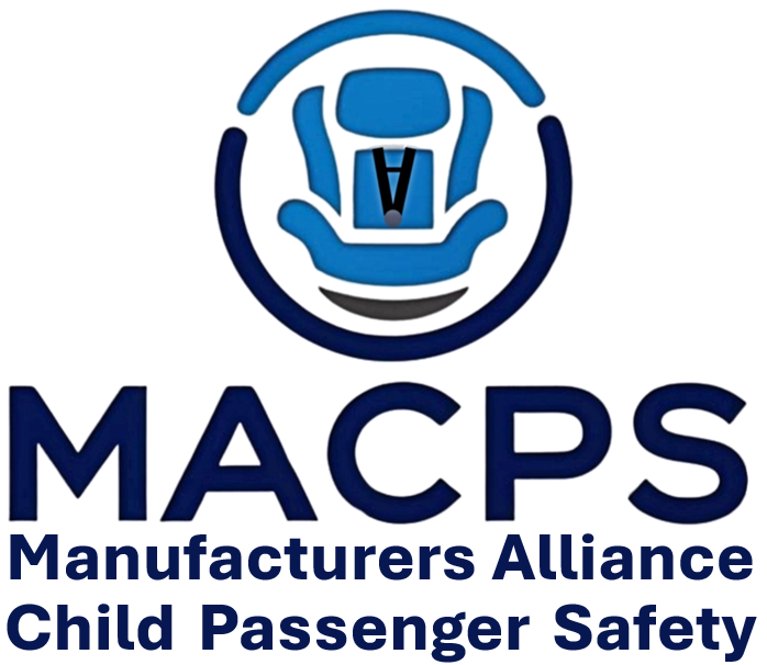 The official logo of the Manufacturers Alliance for Child Passenger Safety (MACPS).