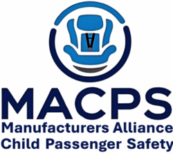 The official logo of the Manufacturers Alliance for Child Passenger Safety (MACPS).