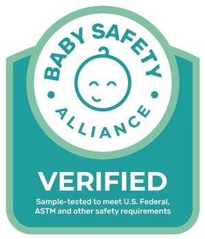 The official seal of the United States Baby Safety Alliance Verified program.