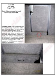 LATCH Gallery - Tether Anchor: Audi Q5.