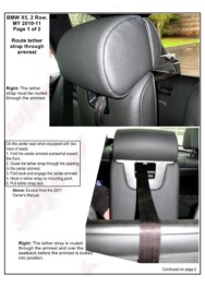 LATCH Gallery - Tether Anchor: BMW X5, 2nd Row, page 1 of 2.