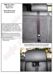 LATCH Gallery - Tether Anchor: BMW X5, 2nd Row, page 2 of 2.