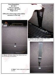 LATCH Gallery - Tether Anchor: Ford Expedition, page 2 of 2.