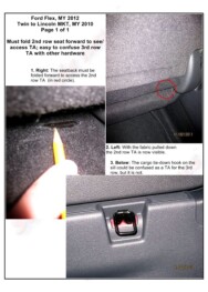LATCH Gallery - Tether Anchor: Ford Flex.