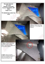 LATCH Gallery - Tether Anchor: Hyundai Veloster and Accent Hatchback, Page 2 of 2.