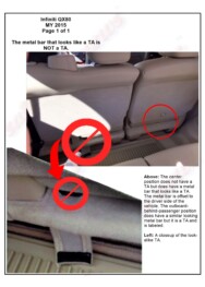 LATCH Gallery - Tether Anchor: Infiniti QX80.