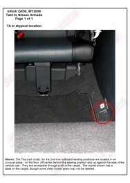 LATCH Gallery - Tether Anchor: Infiniti QX56.