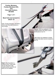 LATCH Gallery - Tether Anchor: Pontiac Montana and Montana SV6.