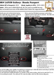 LATCH Gallery - Tether Anchor: Honda Passport.