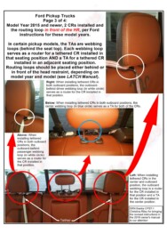 LATCH Gallery - Tether Anchor: Ford pickup trucks, page 3 of 4.
