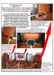 LATCH Gallery - Tether Anchor: Ford pickup trucks, page 4 of 4.